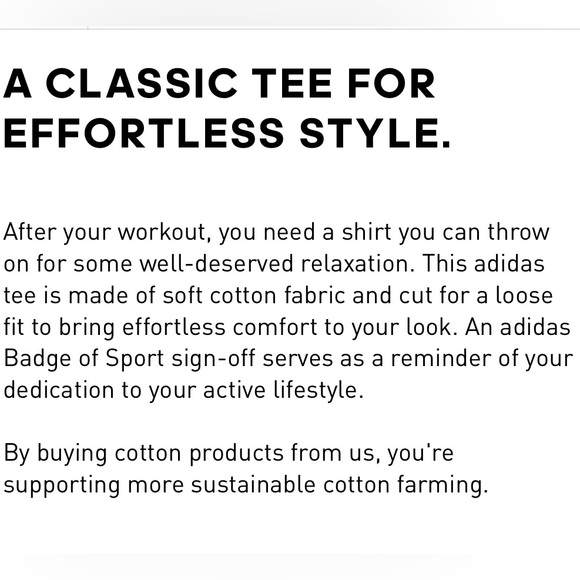 💙Adidas Short Sleeve Crew Neck Amplifier Tee in Royal Blue - Size Small - Picture 5 of 6